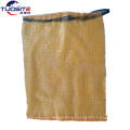 Saco de malha de lenha 40x72cm 40L amarelo